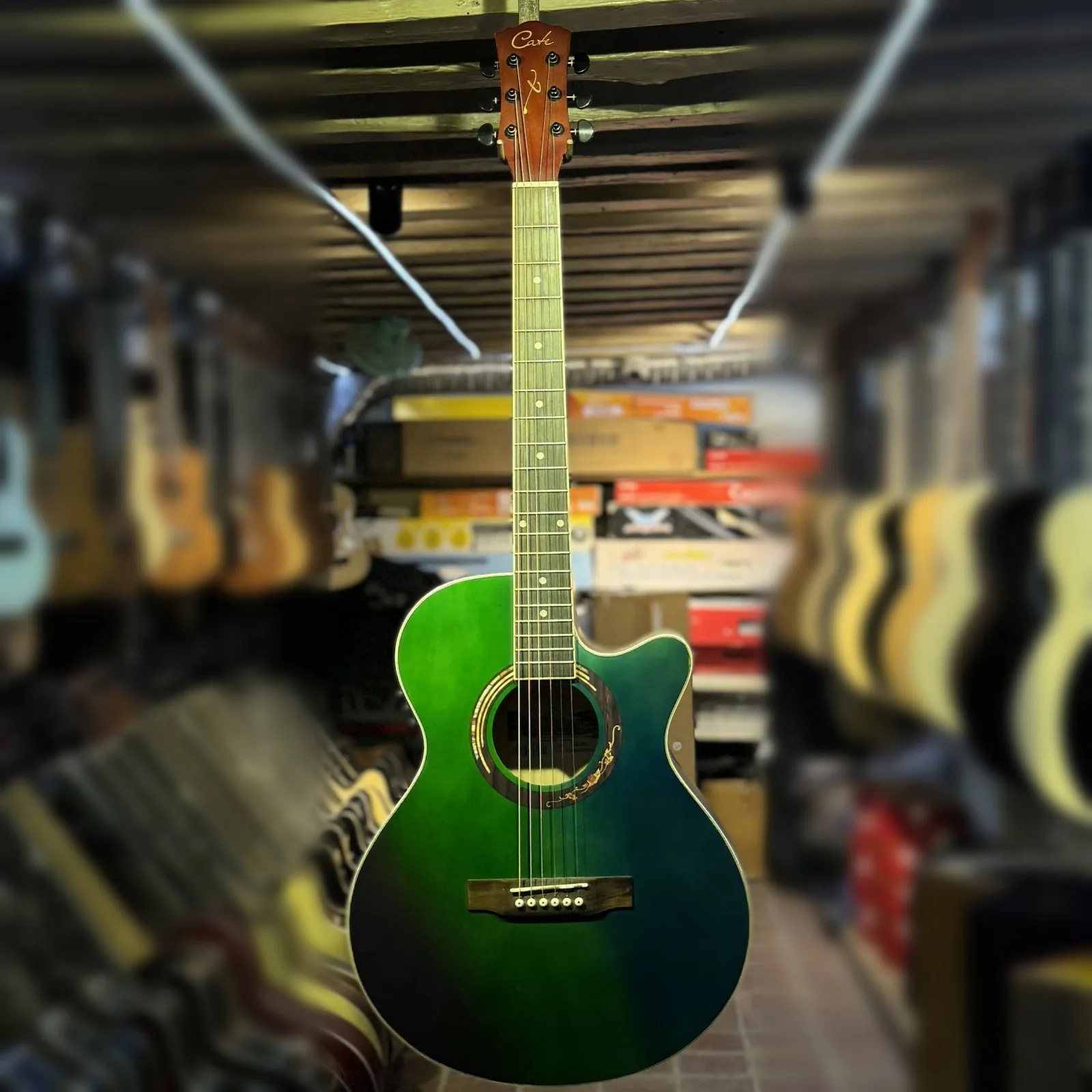 Cate QM 602 Tuner Equalizer Semi Acoustic Guitar