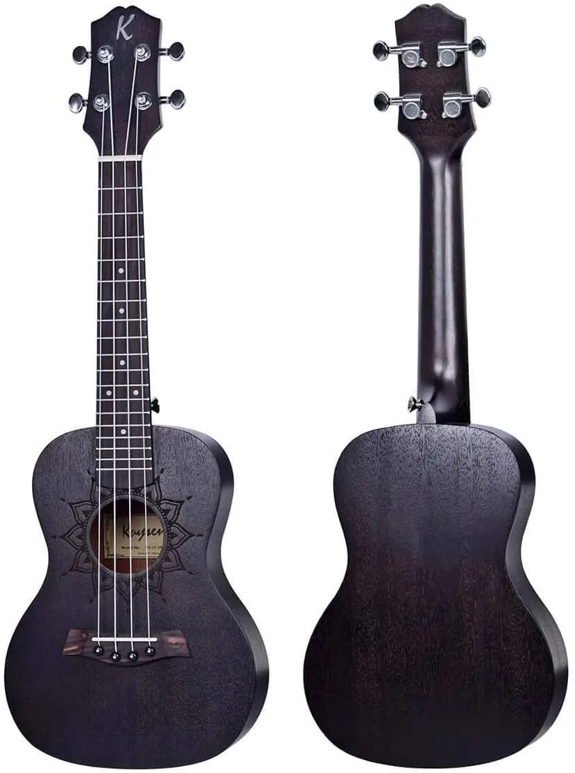 Kaysen Crafted Handmade 24″ Concert Ukulele BLK