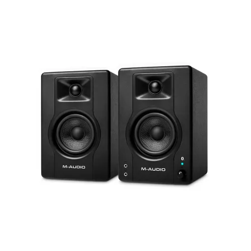 M-Audio BX3 BT Bluetooth® Studio Monitors 3.5″ Black Kevlar® 120-Watt